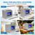 SUNVIVIPRO 18" Portable Countertop Dishwasher with 152OZ Water Tank, 6 Preset Mode, Dishwasher Machine fits up to 12" plates, Energy Star, 12H Delay Start, Small Dish Washer for Dorm RV&Apartment