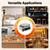 12 Hole Commercial Donut Maker, 1550W Electric Non-Stick Doughnut Machine