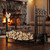 Fire Beauty Firewood Rack Log Holder Wood Storage with 4 Fireplace Tool Set