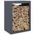 APXESS Firewood Rack, Log Stand, Heavy Duty Steel Holder, Anthracite