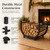 Firewood Rack Indoor, 30" Metal Log Holder For Fireplace Storage