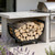 Yobadam Firewood Rack Heavy Duty Iron Log Holder for Fireplace