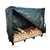Xizlapu 4 FT Firewood Rack with Waterproof Cover, Outdoor Log Storage