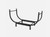 YANGXIQ U Shaped 30" Heavy Duty Metal Firewood Rack, Fireplace Log Holder for Wood Storage