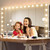 Ratsamee Hollywood Vanity Mirror with Lights, 24 Dimmable Bulbs, 3 Color Lights,Make Up Lighted Mirror, Aluminum Metal Frame, USB Charging Port（48" x 30"）