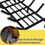 XINMAIZI Fireplace Grate, Firewood Rack Indoor and Outdoor