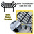 XINMAIZI Fireplace Grate, Firewood Rack Indoor and Outdoor