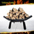 XINMAIZI Fireplace Grate, Firewood Rack Indoor and Outdoor