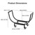 XINMAIZI Firewood Rack Indoor and Outdoor with Swivel Caster