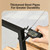 XINMAIZI Firewood Rack Indoor and Outdoor with Swivel Caster