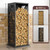 KepptoryVertical Firewood Rack for Fireplace, Metal Firewood Holder