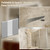 VUMALL 60x36 Trifold Bathroom Mirror with Lights, Removable Magnifier, 180° Foldable LED Vanity Mirror, Front & Backlit, Wall Mounted, Anti-Fog, Stepless Dimming & 3 Color Temperature Changing