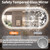 WISSMIELS Oval LED Bathroom Mirror, 30"x 71" Led Full Length Mirror