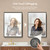 USHOWER 2 Pack 30x40 Inch Black Mirror with Light Frame, Shatter-Proof