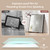 USHOWER 2 Pack 30x40 Inch Black Mirror with Light Frame, Shatter-Proof
