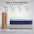 SAILLINK 14" Queen Hybrid Mattress in a Box, Firm Mattress Memory Foam & Pocket Coil Mattress for Pressure Relief, Motion Isolation, Enhanced Edge Support (Queen (U.S. Standard), 14" Firm)