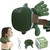 TSDRBWO Neck and Shoulder Massager,Portable Shiatsu Back Massage Hand-Shaped Deep Tissue 4D Kneading Massager with Heat for Pain Relief and Muscle Relax,Gifts for Women Men,(Green)