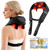 Shiatsu Neck Massager with Heat, Newly Tapping & Kneading Massage Machine for Neck Deep Tissue Relaxation, Portable Shoulder & Back Massager with 3 Speeds & Hands-Free Strap, Gifts for Men Women