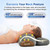 Upgraded 3 in-1 Neck Massager Pillow with Heat, Vibration & Traction