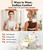 Wireless Neck Massager with Heat, Rechargeable Shiatsu Neck and Shoulder Massager for Pain Relief Deep Tissue, 4D Kneading Portable Back Massage with Simulated Human Hand Fingers for Muscle Relax Gift