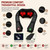 Tenneshe Cordless Neck and Shoulder Massager with Heat, Shiatsu Neck Massager for Neck, Shoulder and Back, Portable Electric Handheld Massager for Relaxation at Home, Office or Travel