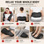 Tenneshe Cordless Neck and Shoulder Massager with Heat, Shiatsu Neck Massager for Neck, Shoulder and Back, Portable Electric Handheld Massager for Relaxation at Home, Office or Travel
