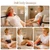 Zenopax Cordless Neck and Back Massager with Heat, Quiet Shiatsu Under 47dB