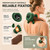 Neliangia Neck Massager for Pain Relief Deep Tissue, Green