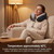 MTSXDYT Neck Massager Pillow with Heat for Pain Relief Deep Tissue, Heated Neck Massage Pillow Airplane Pillow for Travel Office Home, Rechargeable Neck Pillow Massager, Travel Pillows for Women Men