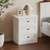 wanan Nightstands Set of 2 with Hidden Drawer, White