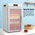 18-Tray Stainless Steel Food Dehydrator, 800W Fruit Dryer Machine