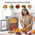 Food Dehydrator, 12 Stainless Steel Trays for Jerky Fruit Herb & Dog Treats