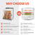 800W Food Dehydrator Machine, 6/8/12/Layers，6‑layer