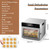 Food Dehydrator Machine, Stainless Steel 6-Tray Dryer with Timer & Recipes