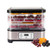 160w Home Food Dehydrator, Temperature: 35-70 ℃, 360° circulating hot air, Transparent/visible, with Adjustable Temperature Control, for Fruits, Vegetables, Meat,A