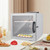 1000W Stainless Steel Food Dehydrator with 20 Hooks & 10 Trays