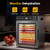 Suteck 12-Tray Food Dehydrator, Stainless Steel, 4 Presets for Jerky&Fruit
