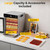 Suteck 12-Tray Food Dehydrator, Stainless Steel, 4 Presets for Jerky&Fruit