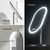 Fancii Vera LED Lighted Vanity Makeup Mirror, Rechargeable - Cordless Illuminated Cosmetic Mirror with 3 Dimmable Light Settings, Dual Magnification (Chrome)