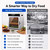 Stainless Steel Food Dehydrator 800W with Removable Trays