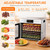 Food Dehydrator, 8-Tray Stainless Steel Dehydrator with 86-194°F