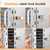 Food Dehydrator, 8-Tray Stainless Steel Dehydrator with 86-194°F