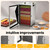 Food Dehydrator Silver 18-Grid, Dehydrator with 600W and 12H Timer