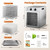 Food Dehydrator, 8 Stainless Steel Trays for Jerky Fruit Herb & Dog Treats