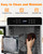 SUCISENI Food Dehydrator 12 Stainless Steel Trays 1000W Faster Dryer, 11ft²
