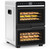 WAA 12-Tray 1100W Dual-Zone Food Dehydrator with Independent Controls, 95–176°F Temperature Range and 72-Hour Timer