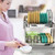 Stainless Steel Dish Drying Rack with Drain Board & Utensil Holder