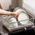 Dish Drying Rack, Rustproof Single Layer Dish Rack for Kitchen Countertop