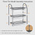 UXUGHGHTI 2 Tier Dish Drying Rack with Drain Tray & Cutlery Holder, Black(2 Tier,42cm/16.5in)