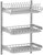 2-Tier Dish Drying Rack Wall Mounted Stainless Steel Drain Rack(3-Tier)